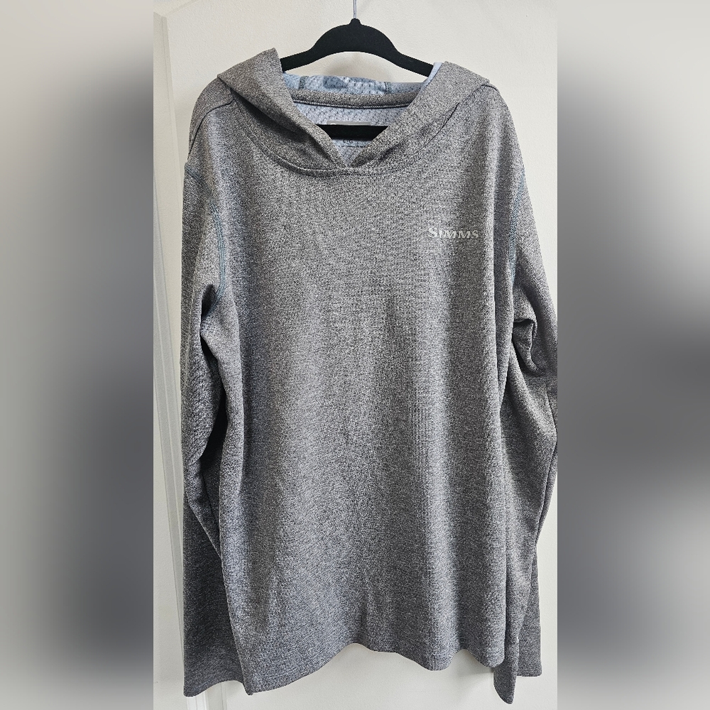 Simms Charcoal Long Sleeve Tee